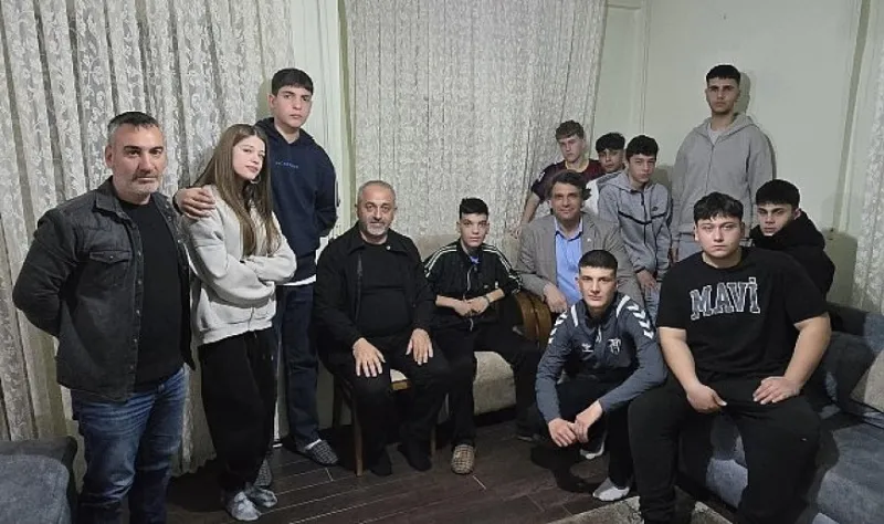 Başkan Kocaman Efe Kartal Öztay’ı ziyaret etti 