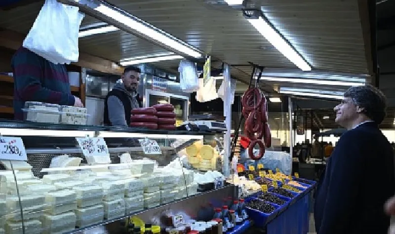 Başkan kocaman’dan pazar ziyareti