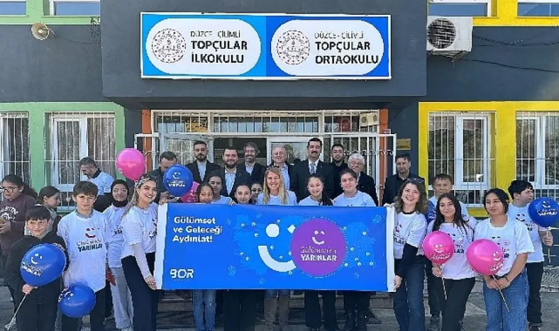 Gülümseten Yarınlar Platformundan Düzce’de Eğitime Teknolojik Destek