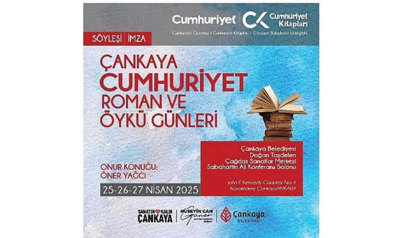 Çankaya, Cumhuriyet Roman ve Öykü Günleri Başlıyor