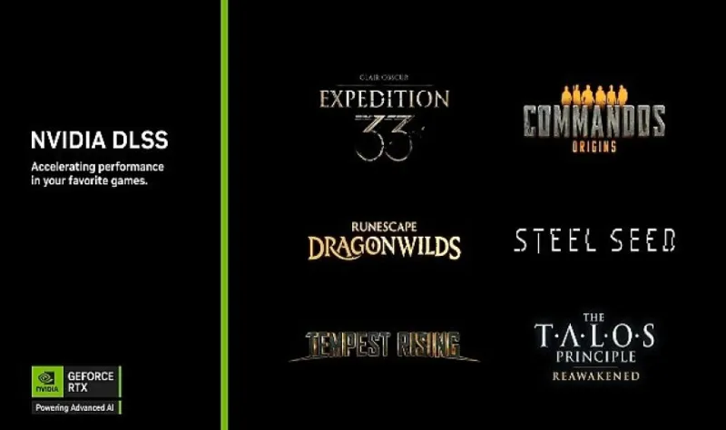 DLSS, Steel Seed, The Talos Principle: Reawakened ve daha fazlası dahil olmak üzere 6 yeni oyunda performansı hızlandırıyor