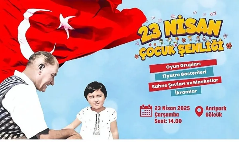 Haydi Çocuklar Gölcük Anıtpark’ta 23 Nisan Coşkusuna