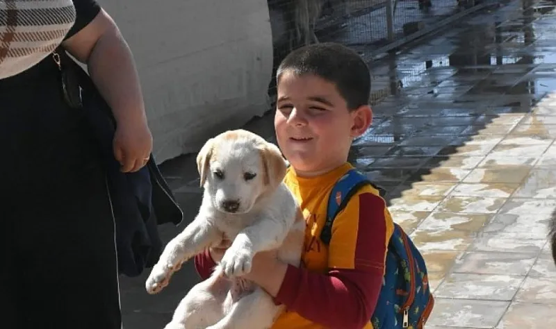 Minik Öğrencilerden, Patili Dostlarımıza Ziyaret
