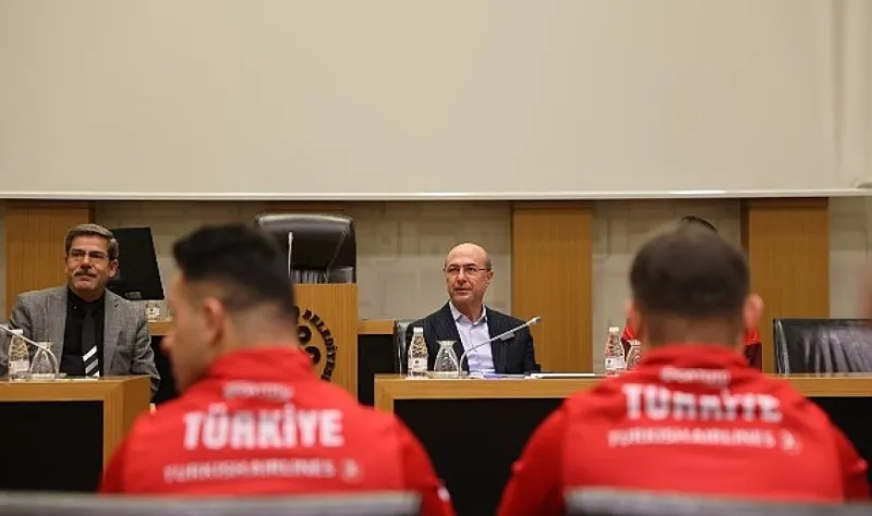Özel Sporcular Futsal Milli Takımı Ziyaret