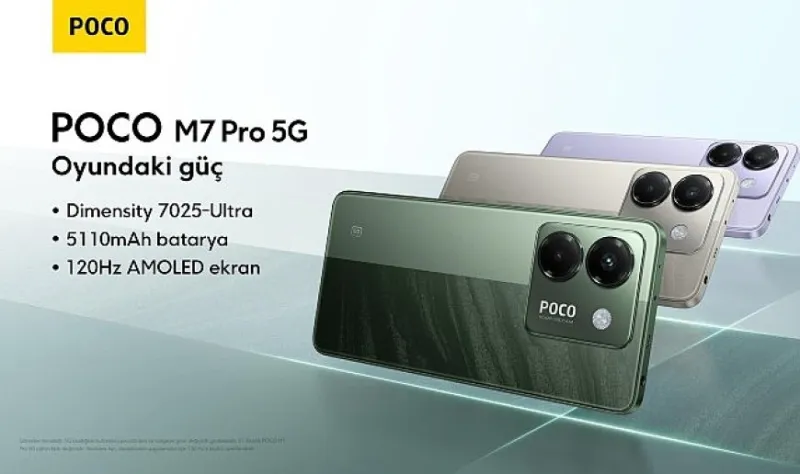 POCO M7 Pro 5G: Bütçe Dostu Fiyatla 5G Hızının Gücü   