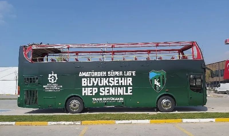 Şampiyonluk otobüsü kutlamalara hazır