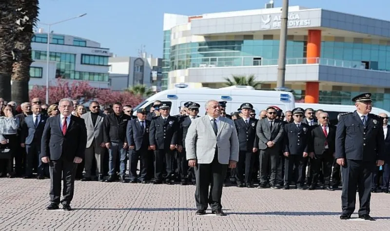 Türk Polis Teşkilatı’nın 180’inci Yıl Dönümü Aliağa’da Kutlandı