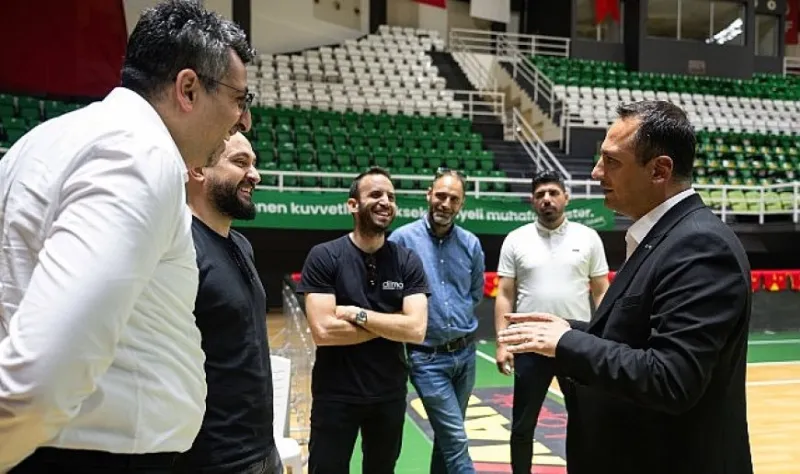 Başkan Eşki’den Göztepe’ye moral ziyareti