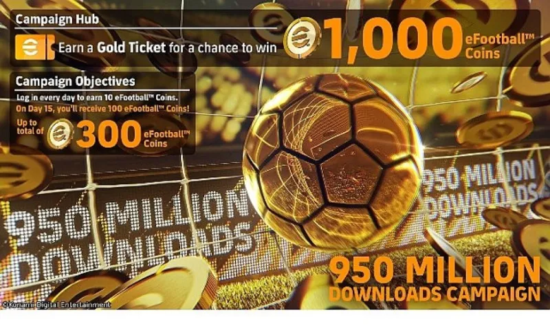 eFootball™ Dünya Çapında 950 Milyon İndirmeye Ulaştı