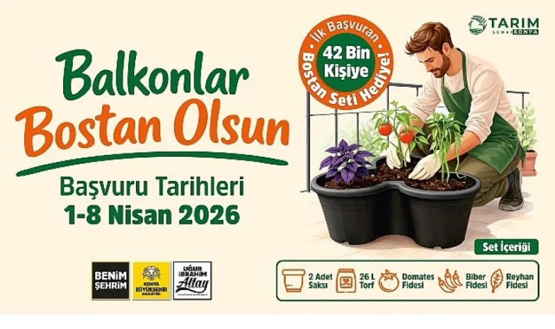 Başkan Altay: “Balkonlar Bostan Olsun Projesi ile 42 Bin Kişiye Sebze Yetiştirme Seti Hediye Edeceğiz”