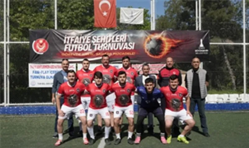 İtfaiyecilerden anlamlı turnuva