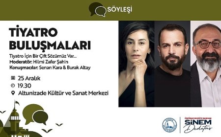 Üsküdar’da “Tiyatro Buluşmaları” Kapsamında Ünlü İsimlerle Söyleşi Gerçekleşecek