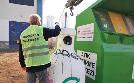Keçiören’den Geri Dönüşüme Büyük Katkı