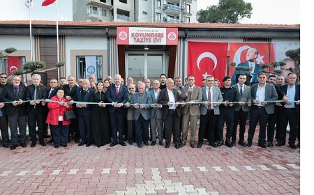 Menemen’de Koyundere Taziye Evi hizmete açıldı
