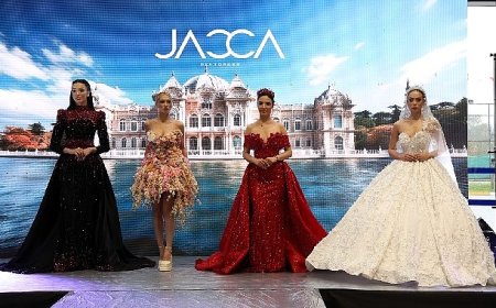 Evlilik Fuarı’nda gelinlik defilesi büyüledi