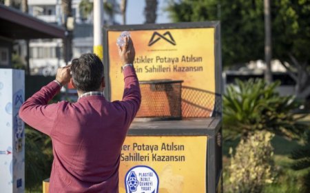 Mersin sahillerinde 93 bin 500 pet şişe potaya girdi