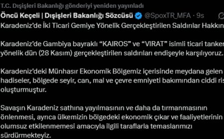 Karadeniz’de 2 tankere saldırıya Türkiye’den sert tepki