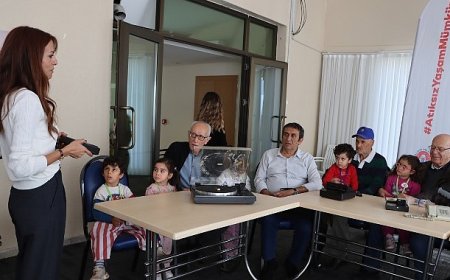 Maltepe Huzurevi’nde nesiller arasında çevre bilinci dersi