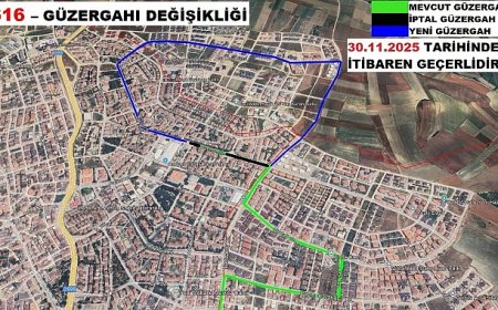 İnegöl’de Halk Otobüsü Hatlarında Düzenleme Yapıldı: Yeni Güzergâhlar 30 Kasım’da Başlıyor