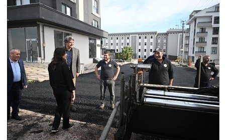 Başkan Kocaman Çalışmaları Yerinde İnceledi