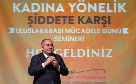 Keçiören, Kadına Yönelik Şiddete Karşı Ses Yükseltti