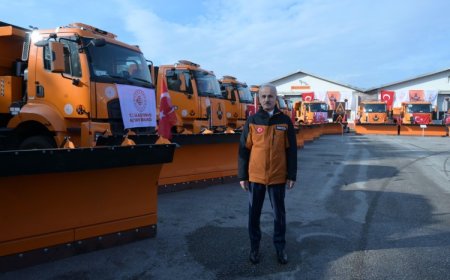 Yolların kahramanları kışa hazır… Karayolları makime parkı yenilendi