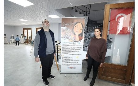 Menderes’te Otizmli Tuğcan’dan Resim Sergisi