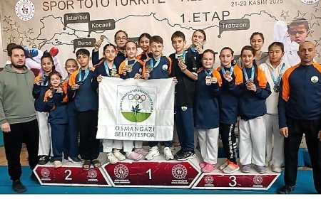 Türkiye Yıldızlar Ligi’nde Madalyalar Osmangazi’ye Yağdı