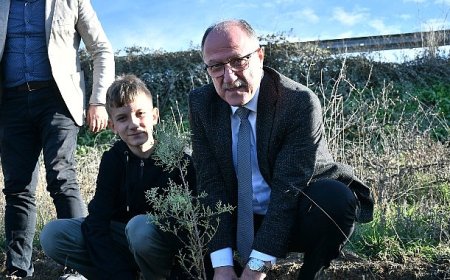 Belediye Başkanı Nergiz Karaağaçlı Öztürk’ten Fidan Dikimine Destek