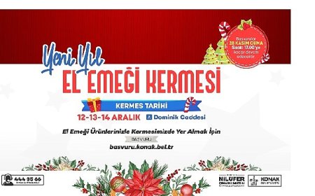 Konak’ta Yılbaşı Kermesleri başlıyor