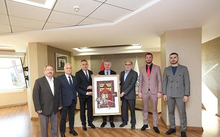 Başkan Büyükakın’a ziyaretçi akını