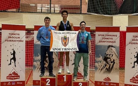 İnegöl Belediyesporlu Sporcu Türkiye Şampiyonu Oldu