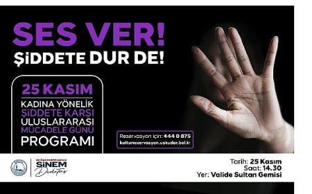 Üsküdar’da ”Ses Ver Şiddete Dur De” Etkinliği Düzenlenecek