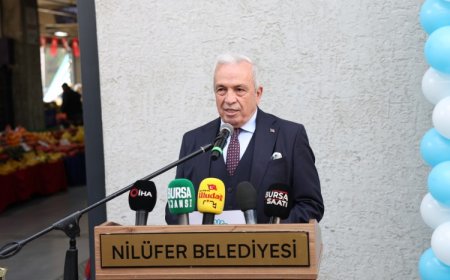 Nilüfer’in modern pazar alanı Balat’ta hizmete açıldı