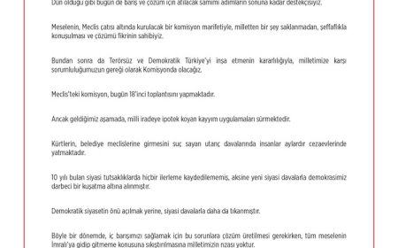 CHP: İmralı’ya gidilecek heyete üye vermeyeceğiz