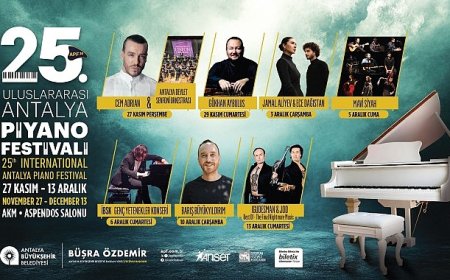 Antalya’nın çeyrek asra ulaşan piyano festivali başlıyor