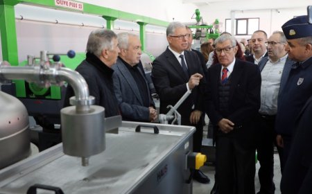 Mudanya’da ‘imece modeli’ ile zeytinyağı fabrikası açıldı
