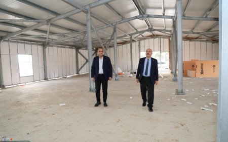 Kocaeli Gebze’de geçici kaymakamlık binasında çalışmalar sürüyor