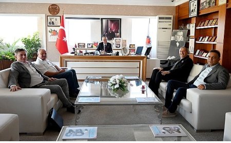 Yalçın’dan Başkan Topaloğlu’na nezaket ziyareti