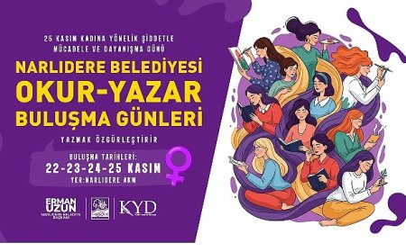 Narlıdere Okur-Yazar Günleri 22 Kasım’da Başlıyor
