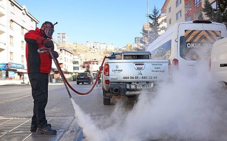Çankaya’da Dört Mevsim Haşere ile Mücadele