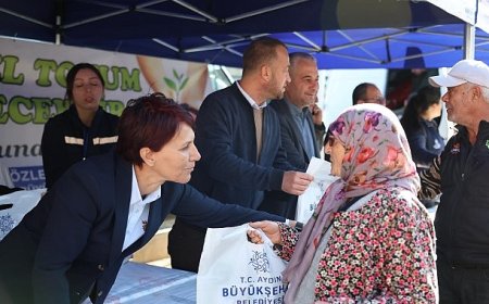 Koçarlı’da Kışlık Fide Dağıtımına Vatandaşlardan Yoğun İlgi