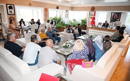 Kuzdere halkından Başkan Topaloğlu’na teşekkür ziyareti