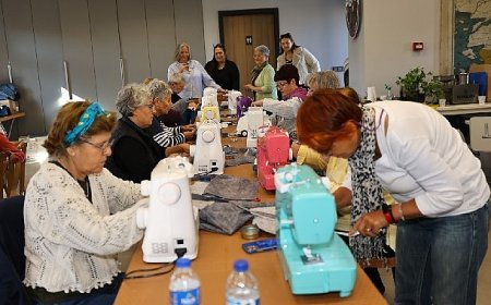 Efes Selçuk’ta kadınlar dikiş atölyesinde buluştu