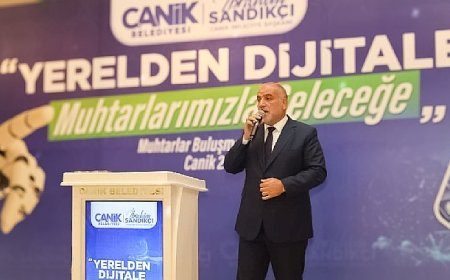 Canik Belediyesi’nden Muhtarlara Dijital Kolaylık