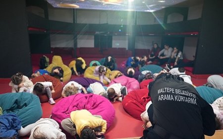 Maltepe’de ara tatilde miniklere afet eğitimi