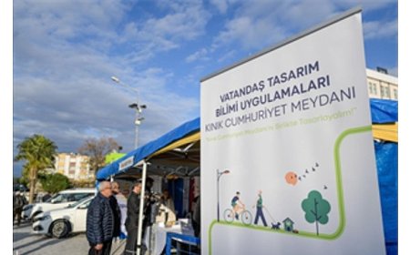 Kınık Cumhuriyet Meydanı yeni çehresine kavuşuyor