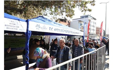 Büyükşehir Belediyesi Binlerce Kışlık Fideyi Germencikliler ile Buluşturdu