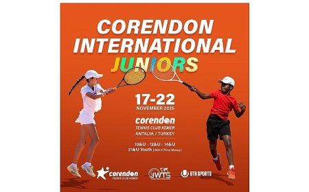 Corendon Tennis Club Kemer, kasım ayı boyunca ulusal ve uluslararası turnuvalara ev sahipliği yapıyor