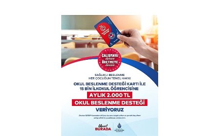 İBB’den İlkokul Öğrencilerine Okul Beslenme Desteği